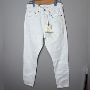 NWT ✨ Levi’s 501 Skinny Off White Jeans